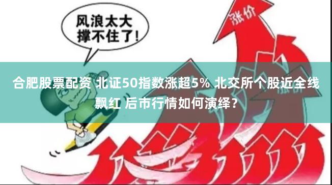合肥股票配资 北证50指数涨超5% 北交所个股近全线飘红 后市行情如何演绎？