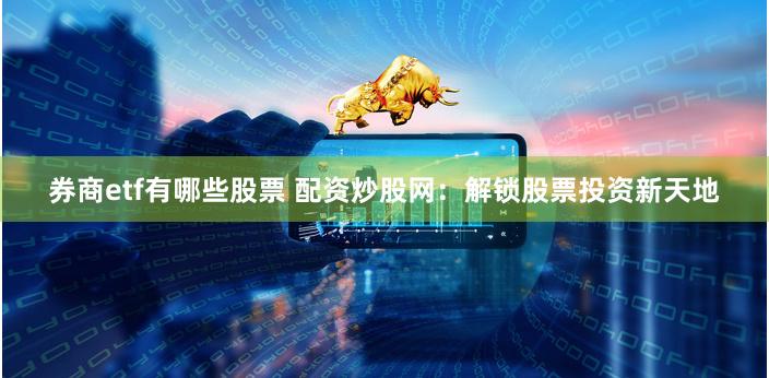 券商etf有哪些股票 配资炒股网：解锁股票投资新天地